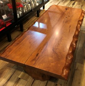 S014□ 欅 ケヤキ テーブル 板 ダイニング カウンター 無垢 一枚板 一