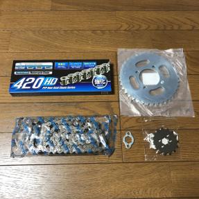  リトルカブ スーパーカブ C50 C70 C90 前後スプロケット 15 39 T 丁 強化 チェーン 420 98L(スプロケット)｜売買されたオークション情報、yahooの商品情報をアーカイブ公開 - オークファン スプロケット