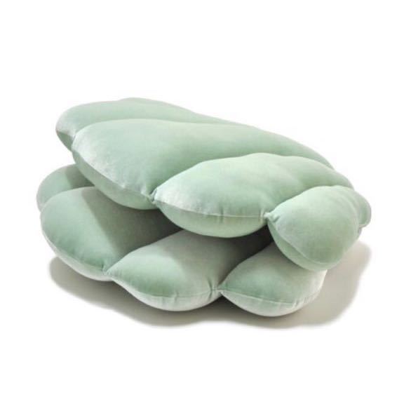 Francfranc クッション フロアクッション シェル 貝殻 緑 グリーン ライトグリーン インテリア フランフラン Francfranc フランフラン 売買されたオークション情報 Yahooの商品情報をアーカイブ公開 オークファン Aucfan Com