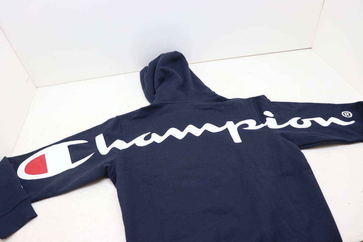 Supreme×Champion Supreme Champion パーカー L ネイビー 25SS 