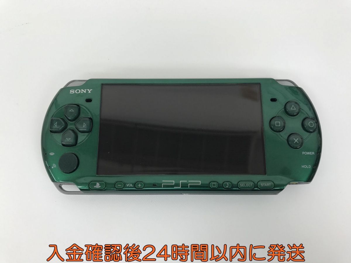 PSP-3000 SONY 本体 動作確認済み スピリティッドグリーン 本体のみ 