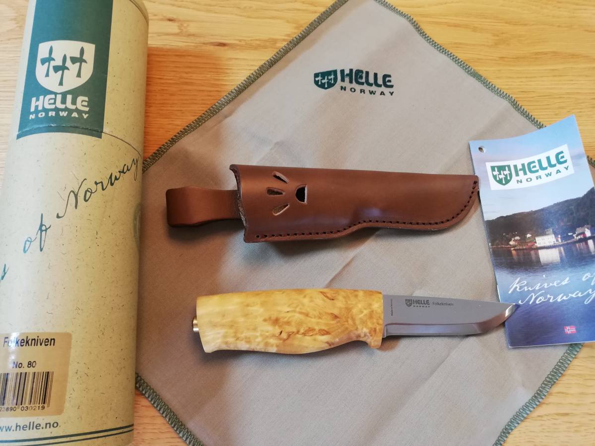 Helle Fjellkniven ヘレナイフ フィエルクニーベン – Norway USA knife