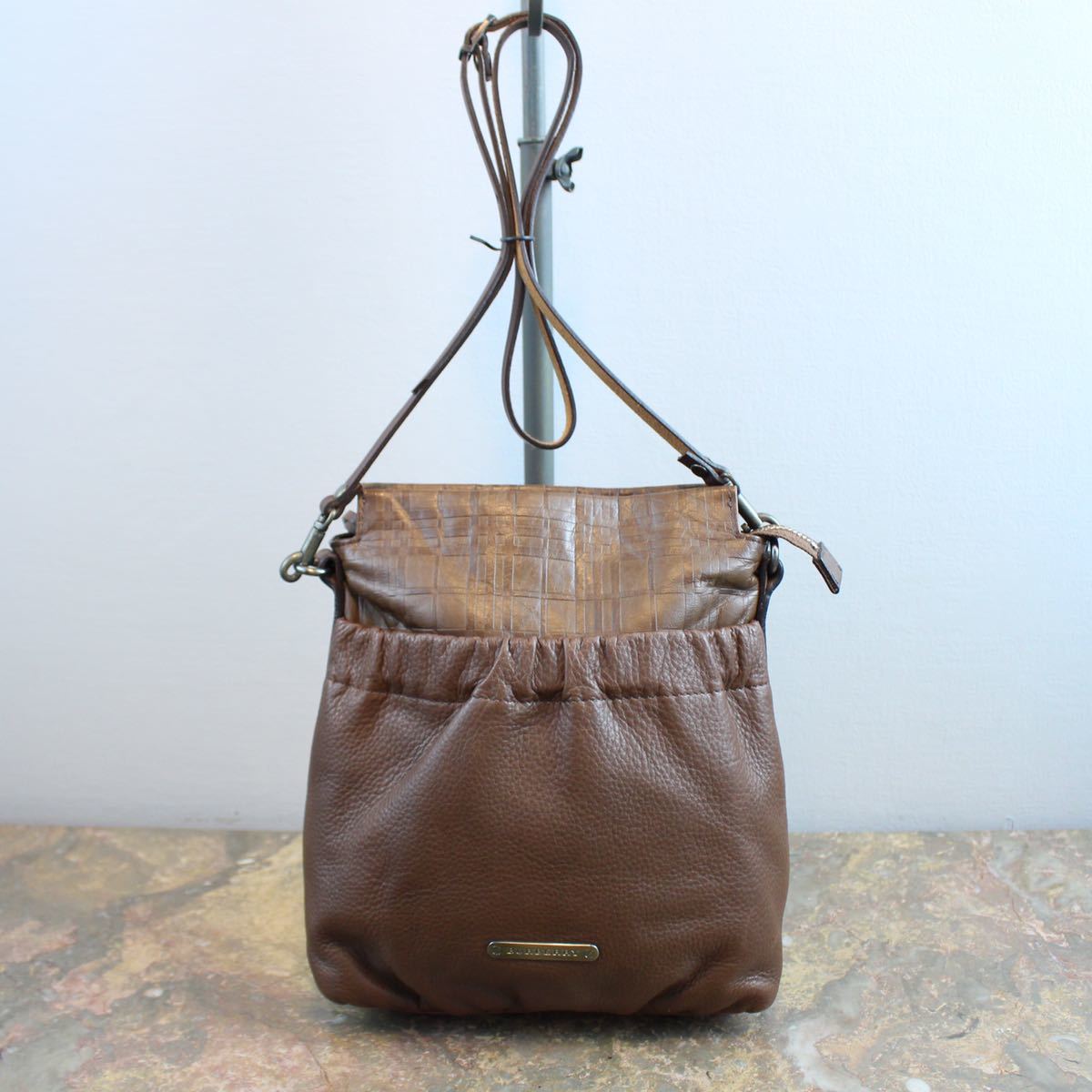 Burberry Medium Knight Leather Shoulder Bag | BURBERRY LOGO