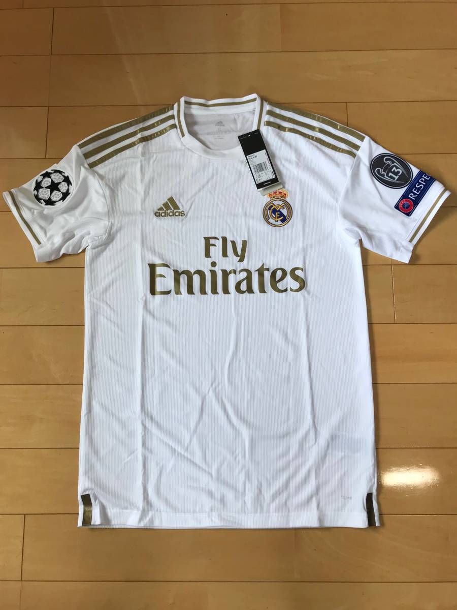  レアル マドリード ホーム CLバッジ付き official shop購入 adidas正規品 タグ付き 2019/2020(リーガ・エスパニョーラ)｜売買されたオークション情報、yahooの商品情報をアーカイブ公開 - オークファ ユニフォーム