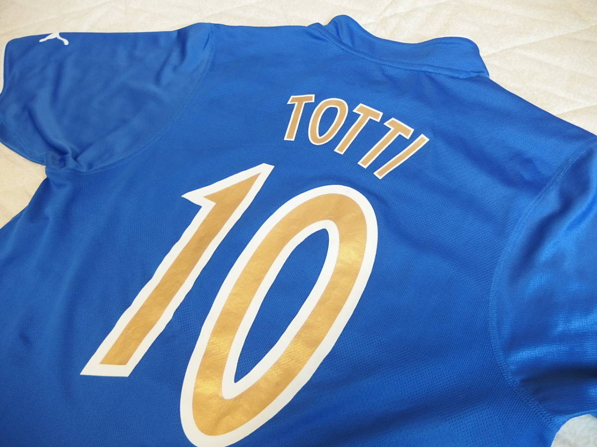 □プーマ 2003 イタリア代表 ＃10 トッティ USED チャイナカラー