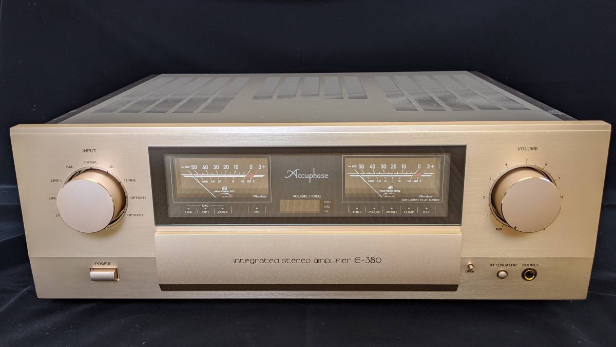  Accuphase アキュフェーズ E-380 プリメインアンプ 同様(アキュフェーズ)｜売買されたオークション情報、yahooの商品情報をアーカイブ公開 - オークファン アキュフェーズ