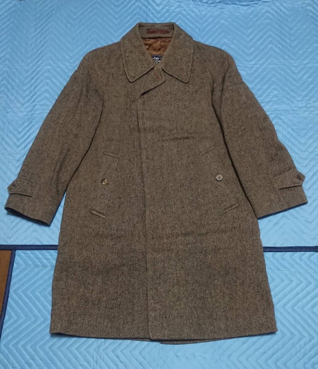 バーバリー(BURBERRY) ステンカラーコート(オーバー) ツイード(ウール 