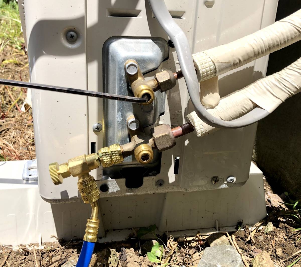 往路送料無料★マニュアル、ガス漏れ検知器、フレアツール付き 3泊4日 真空ポンプレンタルセット エアコン取付 真空引き TASCOトルクレンチ_5