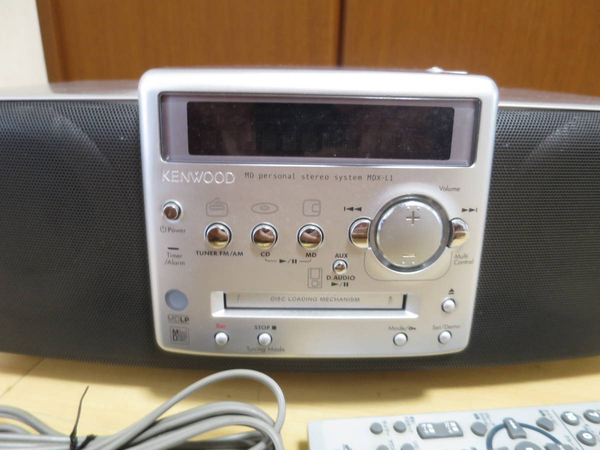 オーディオ機器 送料無料 KENWOOD ケンウッド MDX-L1 CD MD ラジオ