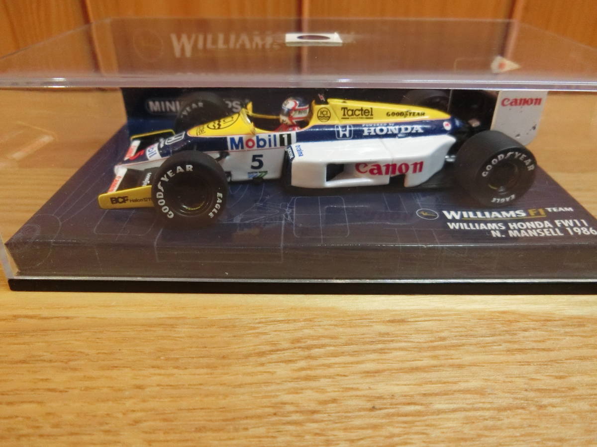 人気商品販売中 1/43 ウィリアムズ FW11 #5 N.マンセル 1986