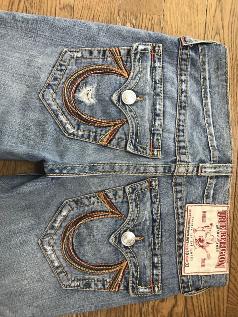 TRUE RELIGION トゥルーレリジョン RAINBOW JOEY レインボー デニム 