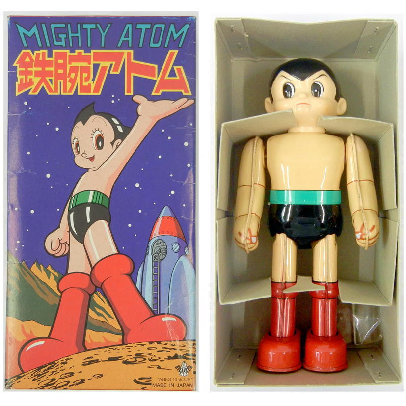 1円【中古】 BILLIKEN ビリケン商会 鉄腕アトム MIGHTY ATOM ブリキ製