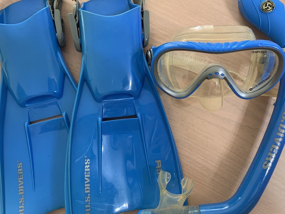 シュノーケルセット 子供用　US DIVERS 川遊び　シュノーケル_2
