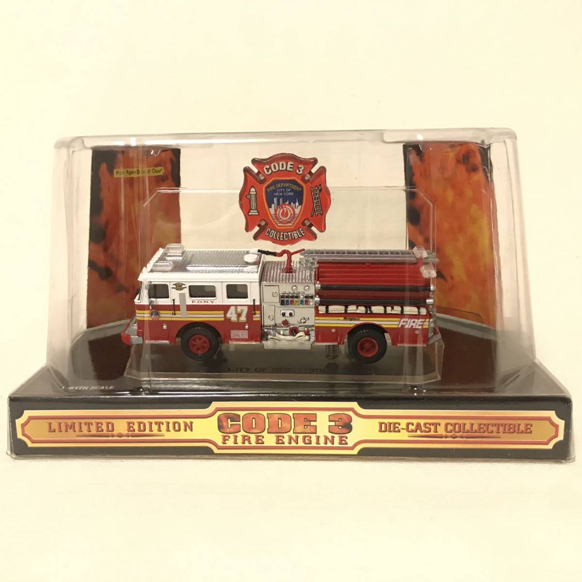 全国無料，最新作 CODE3 1/64 FIRE ENGINE CITY OF NEW YORK / 消防車 コード3 ミニカー モデルカー 限定 アメリカ ハワイ ダイキャスト ポンプ車(商用車、公用車)｜売買されたオークション情報、yahooの商品情報をアーカイ 商用車、公用車