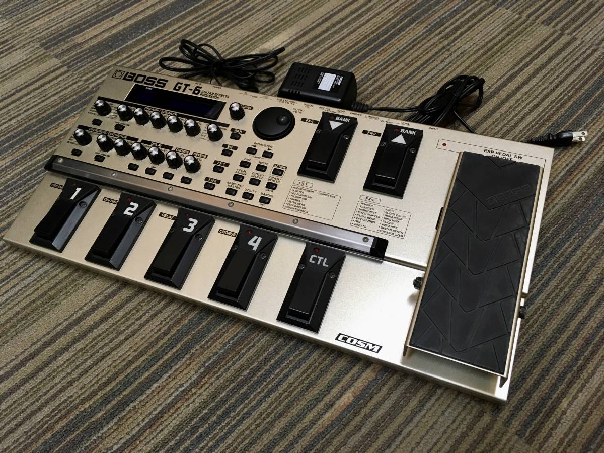 GT-6 BOSS マルチエフェクター Effects ボス Guitar ⁄ 1円BOSS 限定
