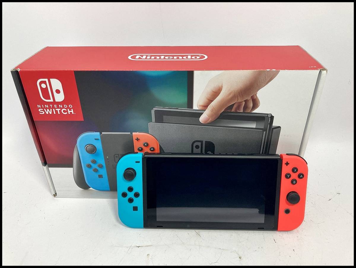  Nintendo Switch 本体 ネオンブルー/ネオンレッド 状態良好(ニンテンドースイッチ本体)｜売買されたオークション情報、yahooの商品情報をアーカイブ公開 - オークファン ニンテンドースイッチ本体