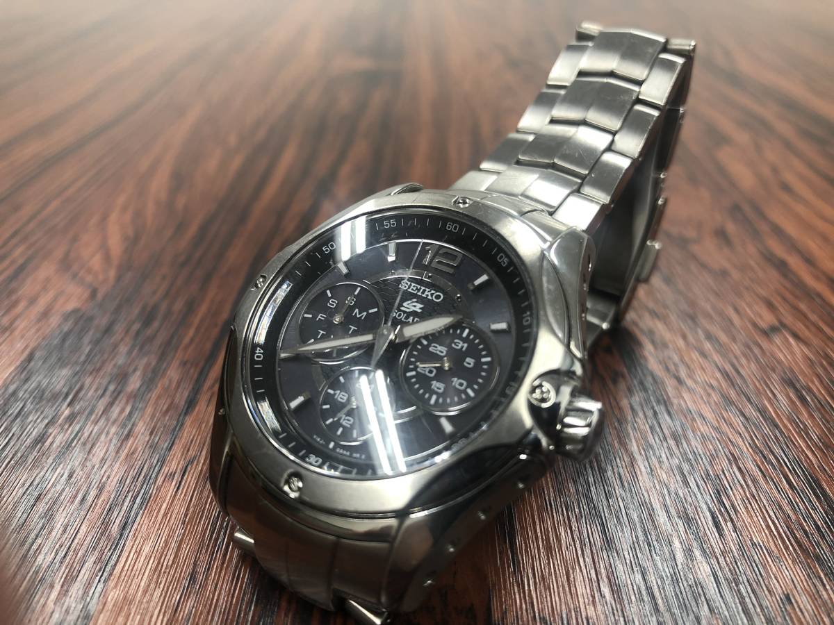 動作品【 SEIKO ignition 腕時計 V14J-0AH0 】セイコー イグニッション 