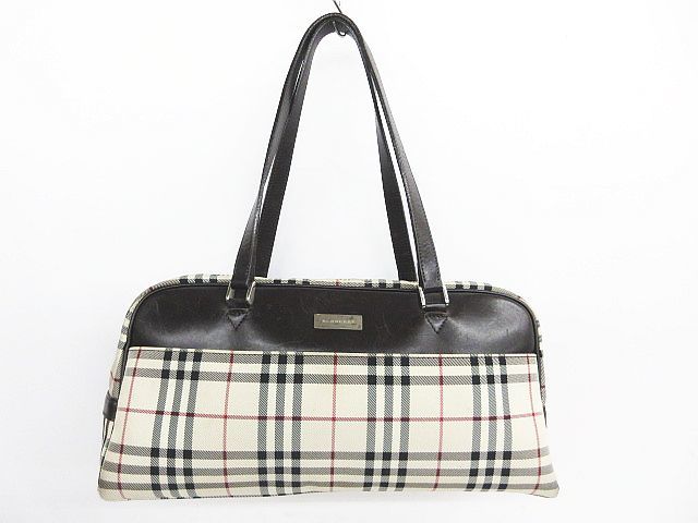 BURBERRYバーバリートートバッグノバチェック柄 BURBERRY（バーバリー