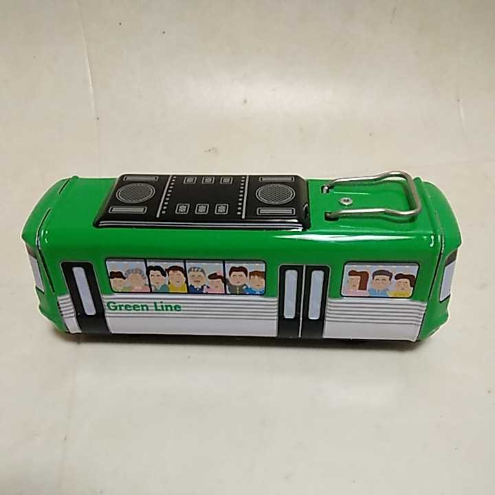 ブリキ フリクション玩具 チンチン電車 路面電車 広島電鉄3950形 3952