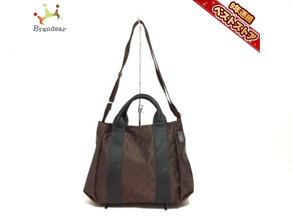 ラシット russet ショルダーバッグ ナイロン ボルドー×ダークグレー 