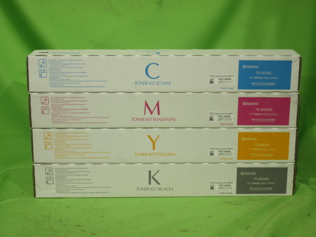 数量限定，限定セール A08288 KYOCERA 純正 TK-8336 CMYKトナーキット 4色セット TASKalfa 2552ci / 3252ci(その他)｜売買されたオークション情報、yahooの商品情報をアーカイブ公開 - オークファン トナー