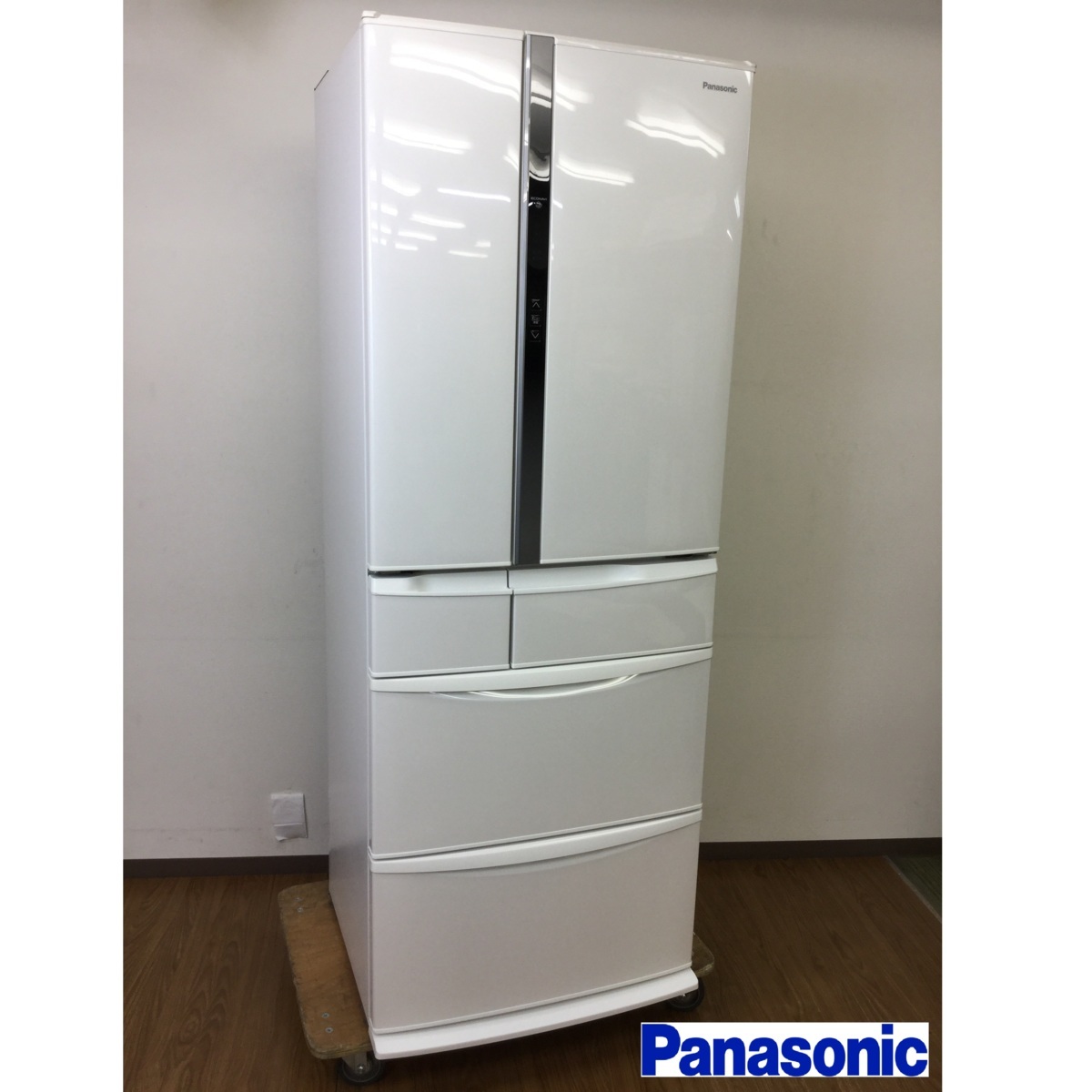 Panasonic 451L 2019年製 ノンフロン冷凍冷蔵庫 NR-FVF454-W フレンチ 