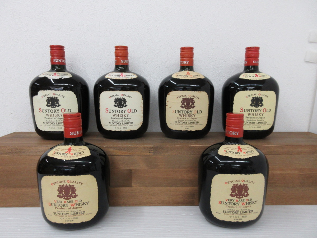 オールド サントリー 6本セット SUNTORY WHISKY OLD 700-760ml 40 6本