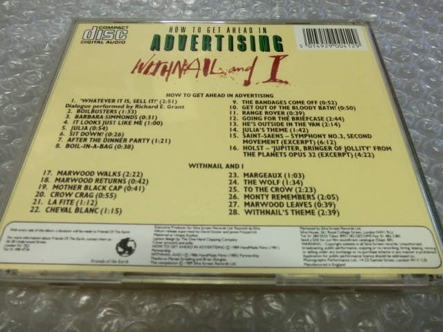 Cd 広告業界 出世する方法 ウィズネイルと僕 ブルース ロビンソン監督作 2in1 80s カルト イギリス映画 サントラ 盤 ドラマ 売買されたオークション情報 Yahooの商品情報をアーカイブ公開 オークファン Aucfan Com