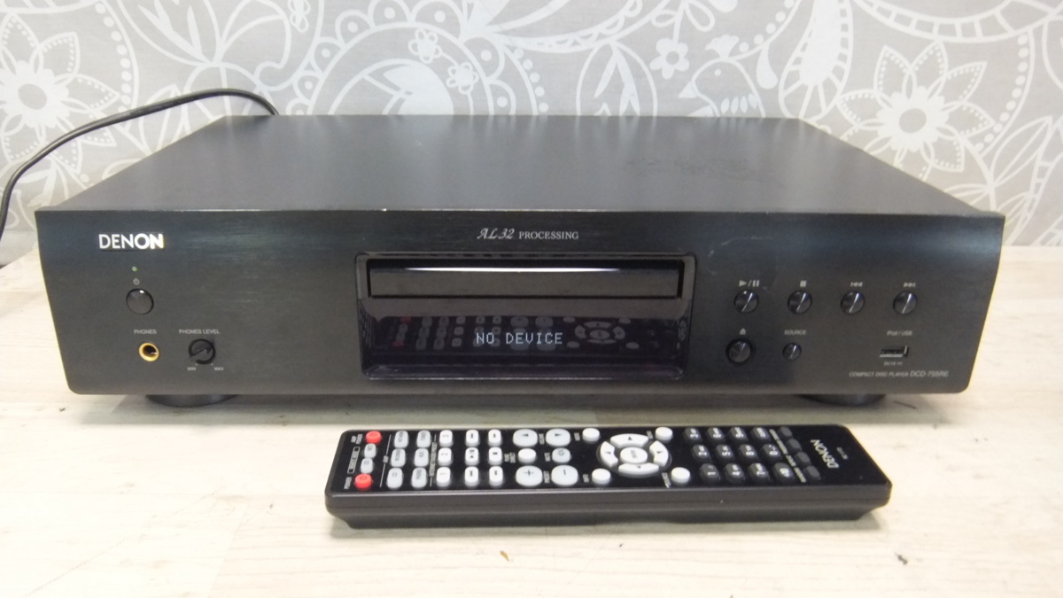 ☆Denon デノン COMPACT DISC PLAYER CDプレーヤー DCD-755RE AL32 
