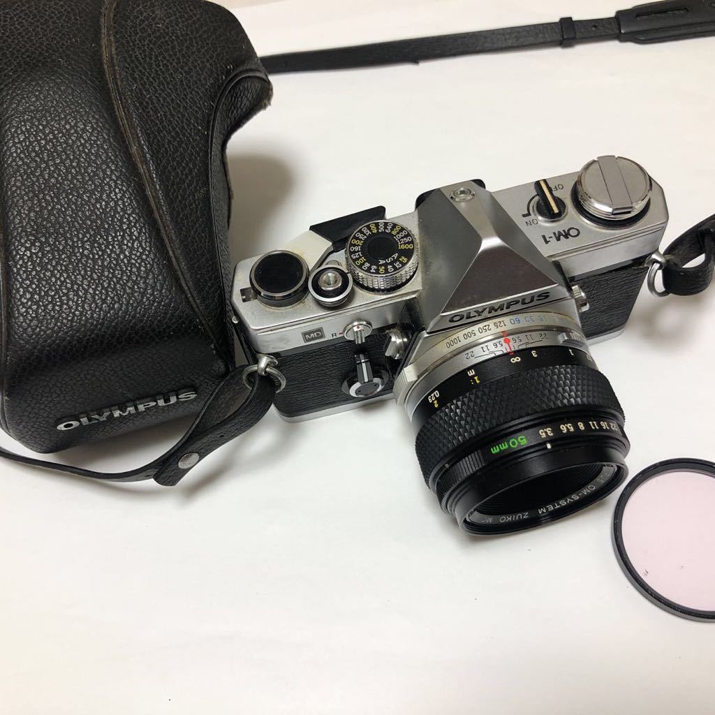 ジャンク】OLYMPUS OM-1 MD 一眼レフ フィルムカメラ MACRO 1:3.5 50mm