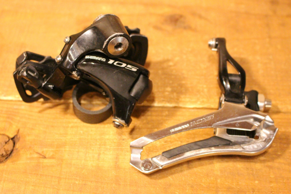 爆買い，人気 シマノ Shimano 105 FD-5800 RD-5800 ディレイラーセット 11s SS 直付け ビチアモーレ パーツ館(リアディレイラー)｜売買されたオークション情報、yahooの商品情報をアーカイブ公開 - オークファン リアディレイラー