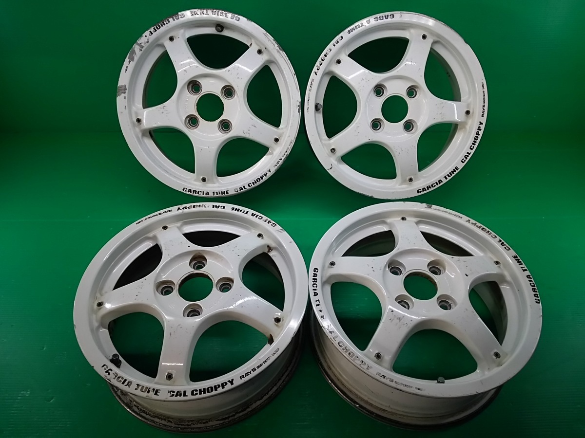 激レア☆RAYS キャルチョッピー　14インチ ガルシアチューン キャルチョッピー 14インチ 5j +45 レイズ (1) 車用