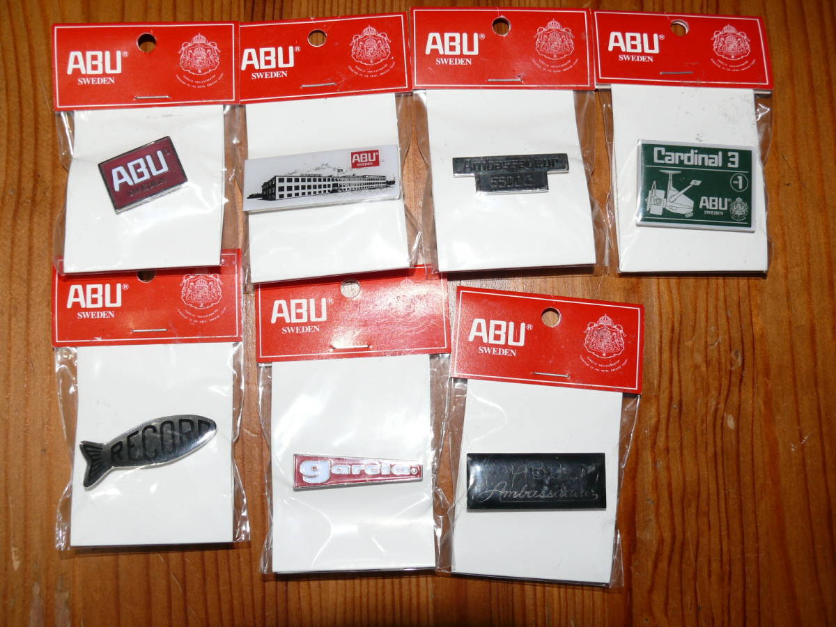  アブガルシア ABU ピンバッチ７個セット 品 アンバサダー カーディナル ５５００C(その他)｜売買されたオークション情報、yahooの商品情報をアーカイブ公開 - オークファン その他