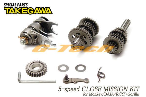 武川ストリート5速クロスミッションキット☆モンキーBAJA/CD50