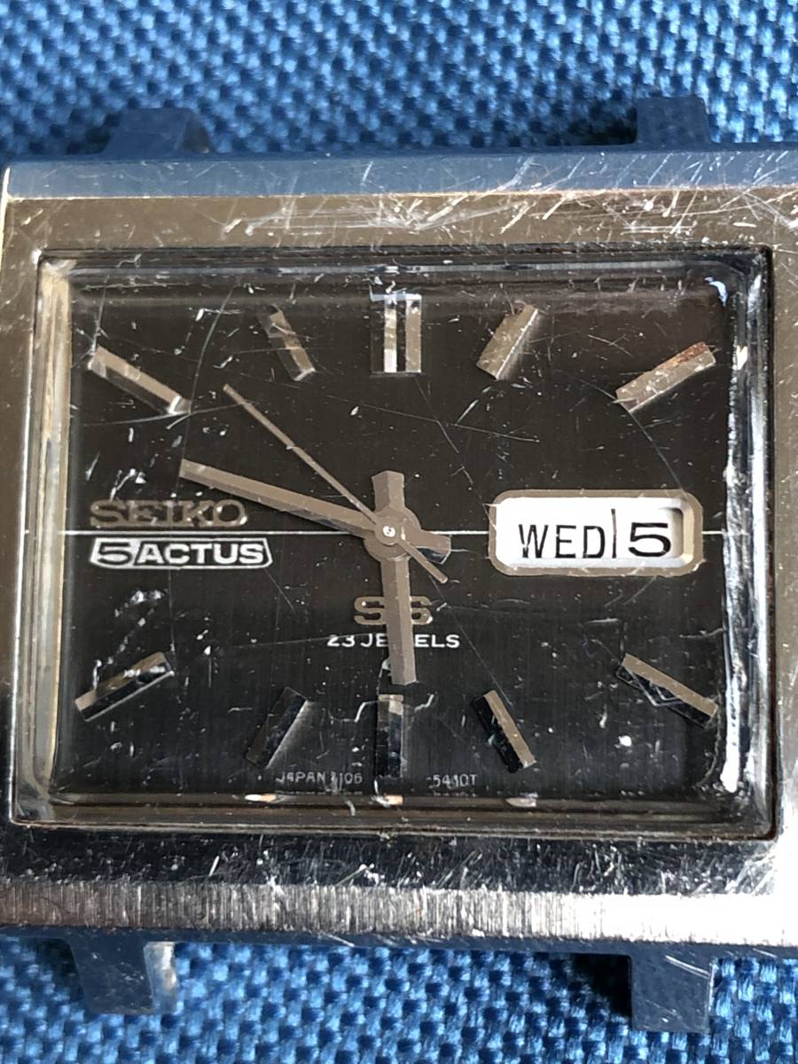 SEIKO 5 ACTUS SS 23j 6106-5440 稼働_2