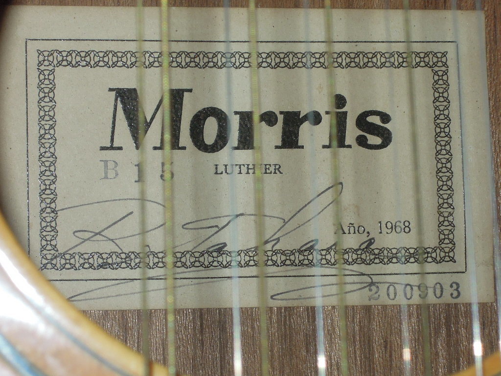 MORRIS モーリス 12弦ギター B-15 田原良平 1968年製 Takamine 