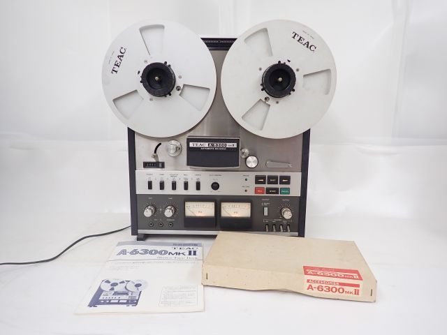 豊富な，HOT TEAC /ティアック A-6300MKII オープンリールデッキ 空リール/取説付 &there4; 5CE2D-1(オープンリールデッキ)｜売買されたオークション情報、yahooの商品情報をアーカイブ公開 - オークファン オープンリールデッキ