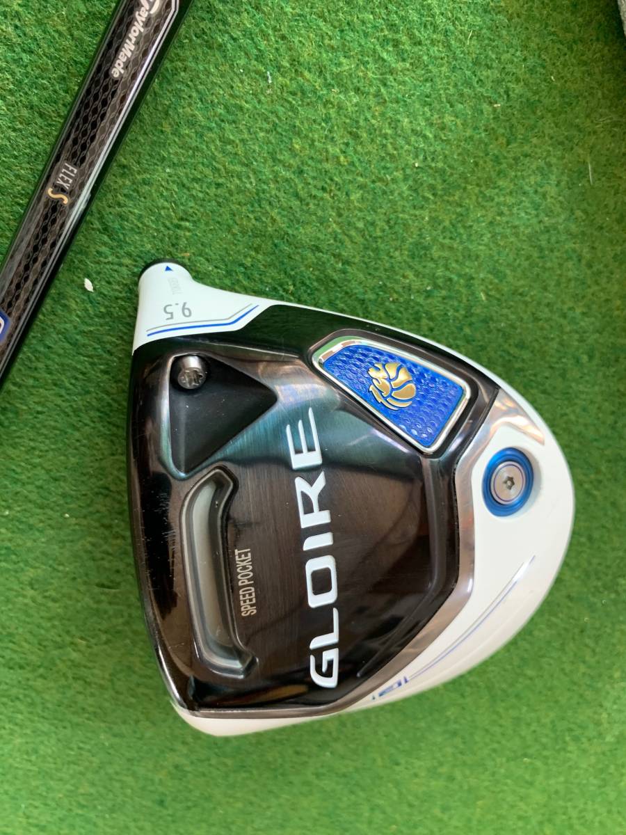 ★送料無料★【中古】テーラーメイド　グローレＦ２　ドライバー（9.5°）純正グリップ新品ＧＬ６６００【Ｓ】レンチ＆カバー付_2