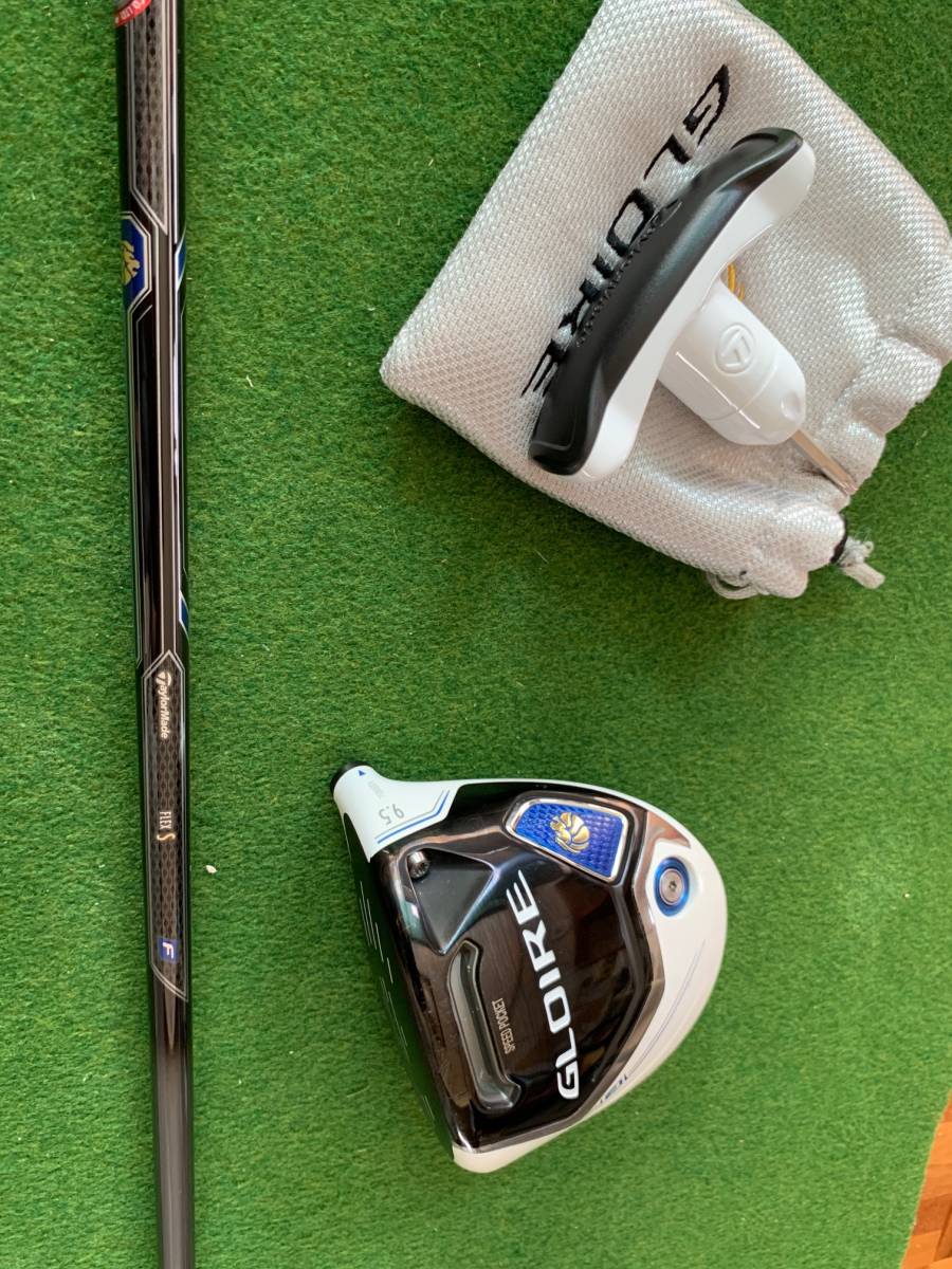 ★送料無料★【中古】テーラーメイド　グローレＦ２　ドライバー（9.5°）純正グリップ新品ＧＬ６６００【Ｓ】レンチ＆カバー付_7
