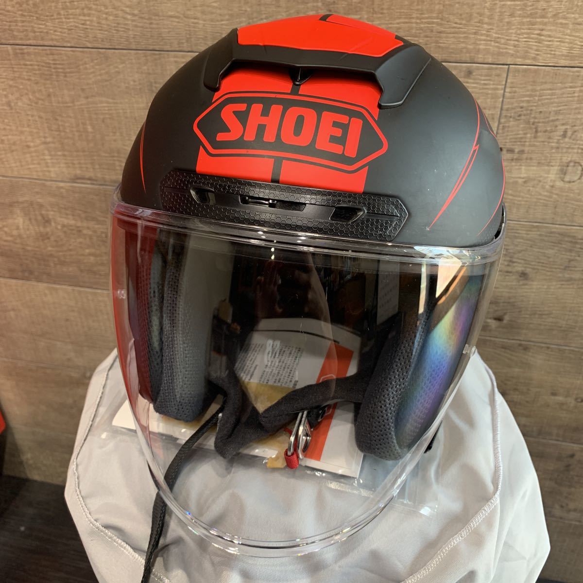 SHOEI ジェットヘルメット　Mサイズ　美品❣️お値下げ❣️ ネット 販売 方法 SHOEI ショウエイ ジェットヘルメット Mサイズ