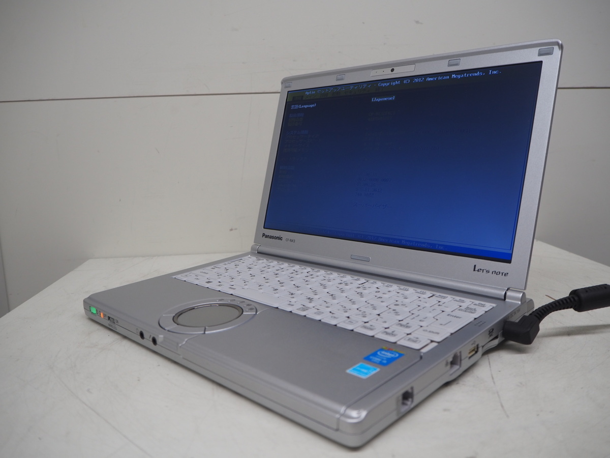 ハード王】Panasonic CF-NX3EFRCS/Corei5-4300U/4GB/HDD無/バイオスOK