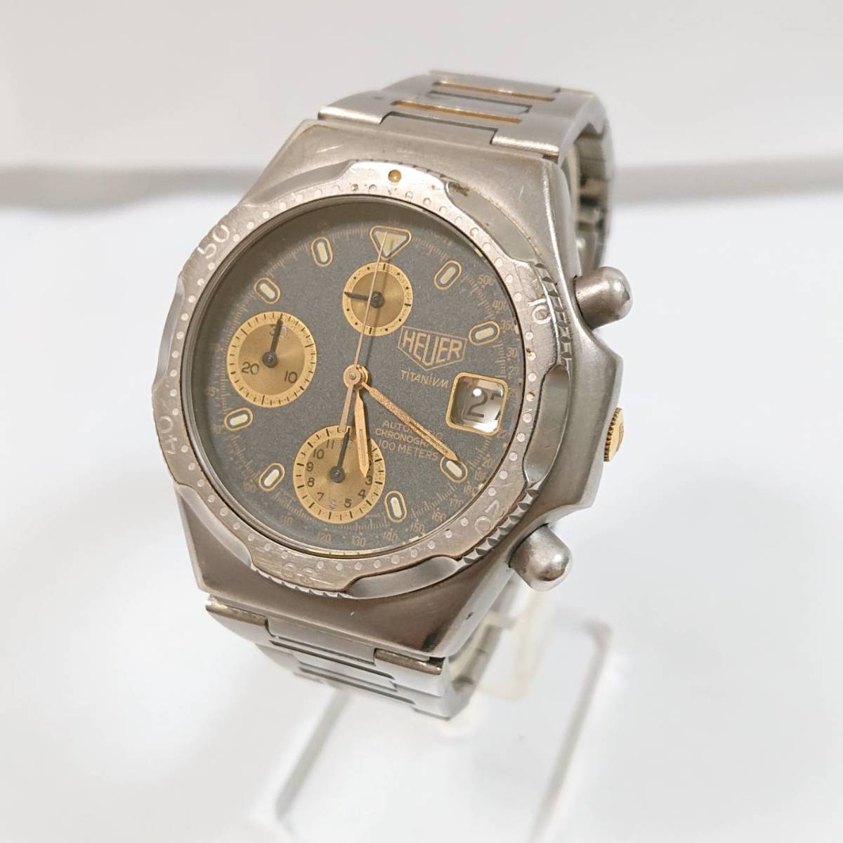 最安値，高品質 ホイヤー 202.206TITAN CHRONO HEUER チタン 腕時計 アンティーク Cal.1140 メンズ 自動巻き タグホイヤー(その他)｜売買されたオークション情報、yahooの商品情報をアーカイブ公開 - オークファン その他