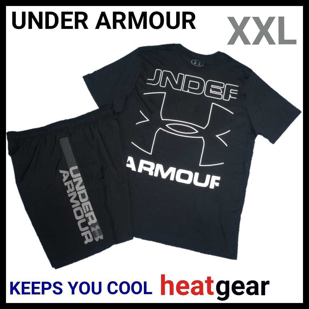 人気SALE，限定SALE 2XL アンダーアーマー 吸汗速乾 抗菌防臭 ヒートギア 上下セット UNDER ARMOUR heatgear バックロゴTシャツ ハーフパンツ セットアップ(その他)｜売買されたオークション情報、yahooの商品情報をア その他