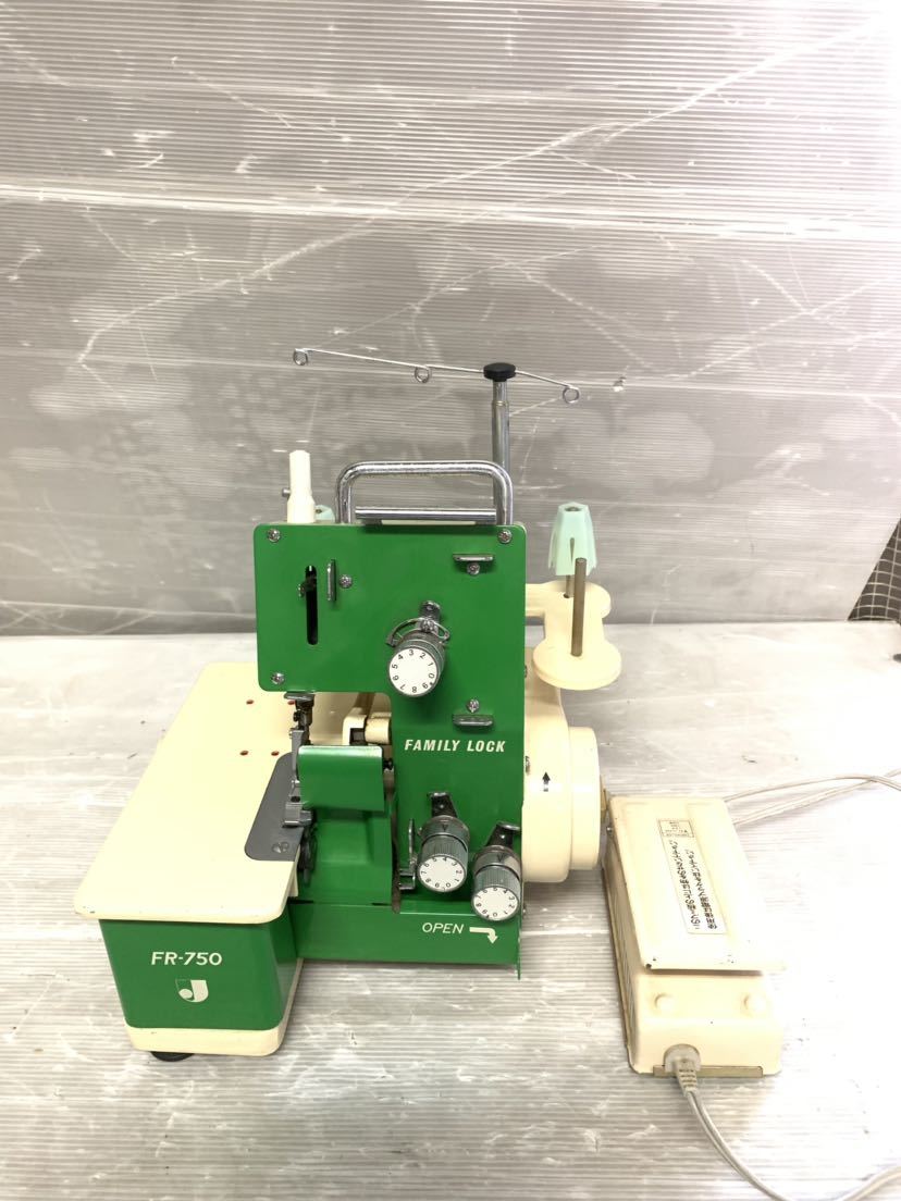 JANOME ジャノメ ロックミシン ファミリーロック FR-750 29金130