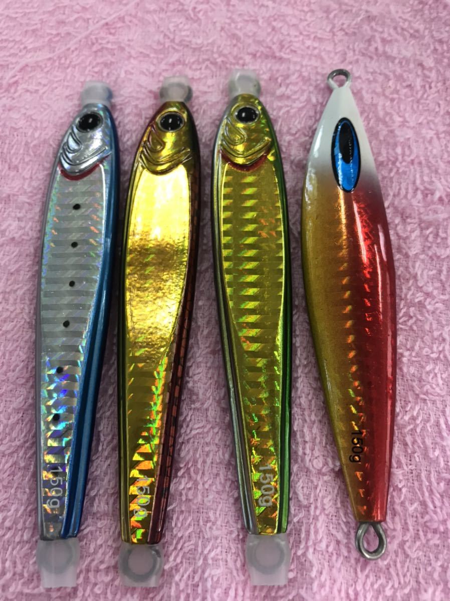 TGベイト　150g 3本セット ☆TGベイト150g×3本☆FK JIG TG 150g×1本☆タングステン☆中古品☆ tg
