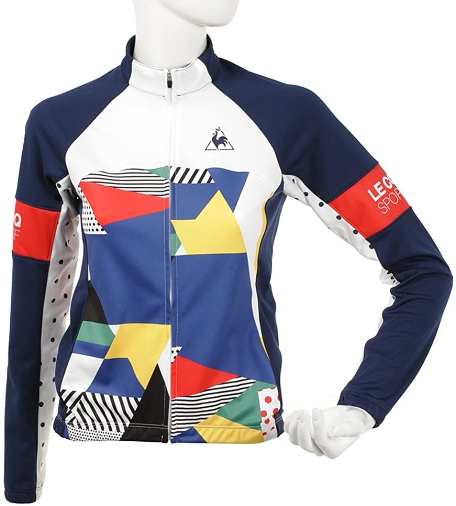 人気，豊富な 自転車ウエア 定価16 500円 ル コック ウインドバリアジャージ 紺 Ｓ le coq sportif(女性用)｜売買されたオークション情報、yahooの商品情報をアーカイブ公開 - オークファン 女性用