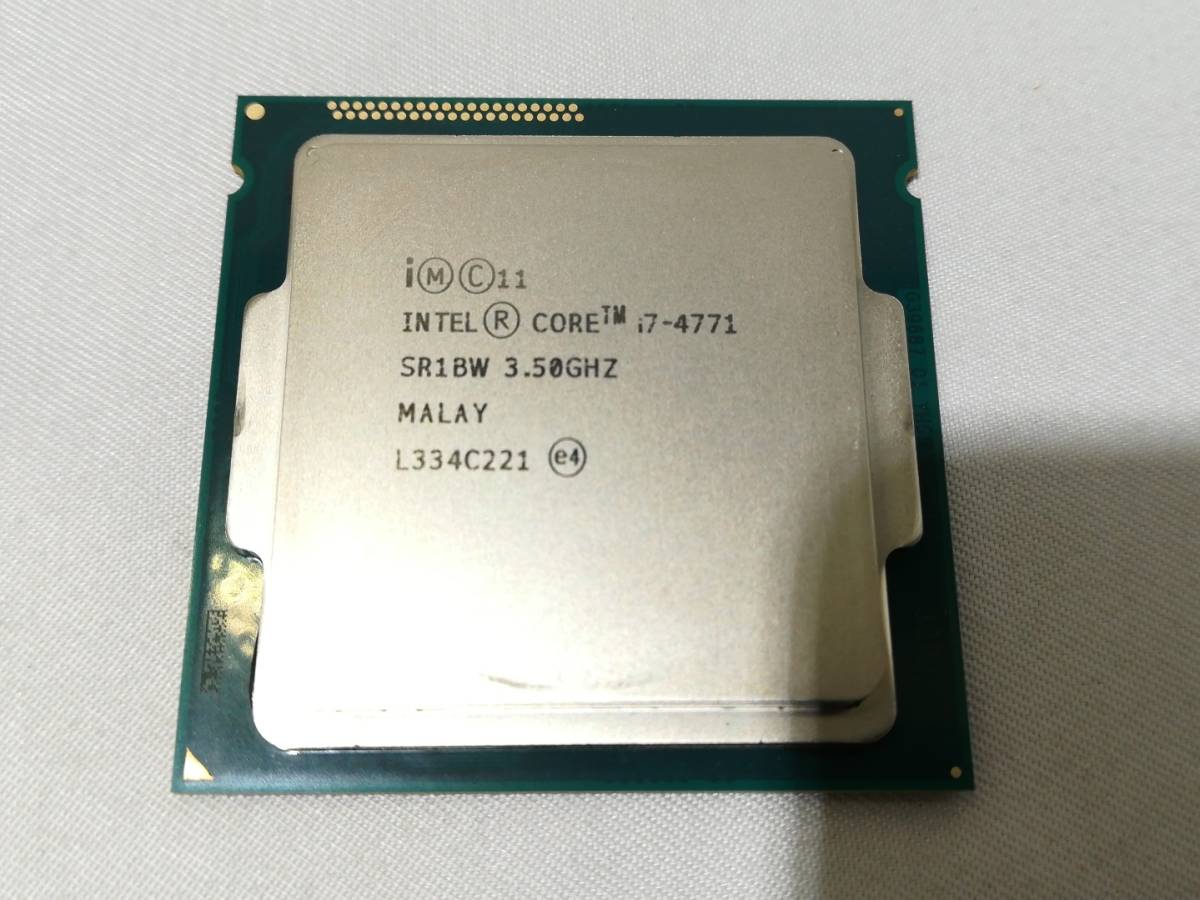 購入し 【じゃんぱら福岡筑紫通り店】Intel Core i7-4771(3.5GHz/TB