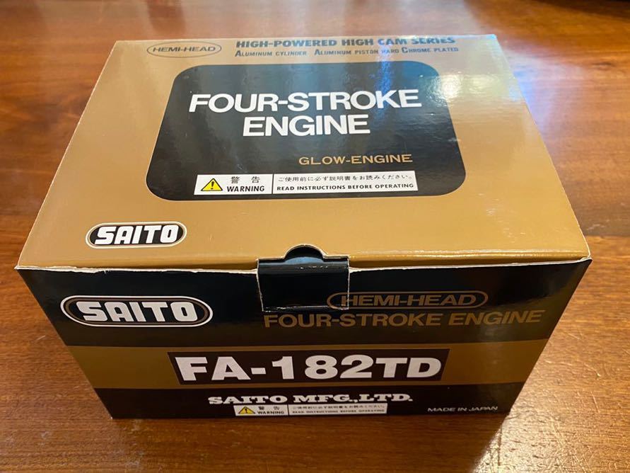 SAITO 斎藤製作所 FA-182TD グローエンジン 斎藤製作所 FA-182TD