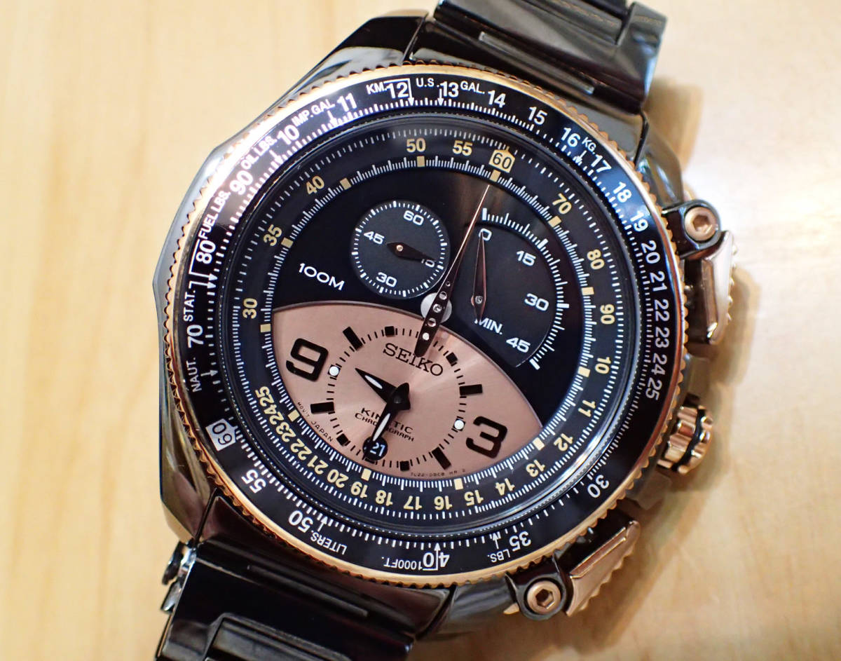 Seiko Kinetic - LE 7L22-0BA0; セイコー キネティック スポーチュラ 