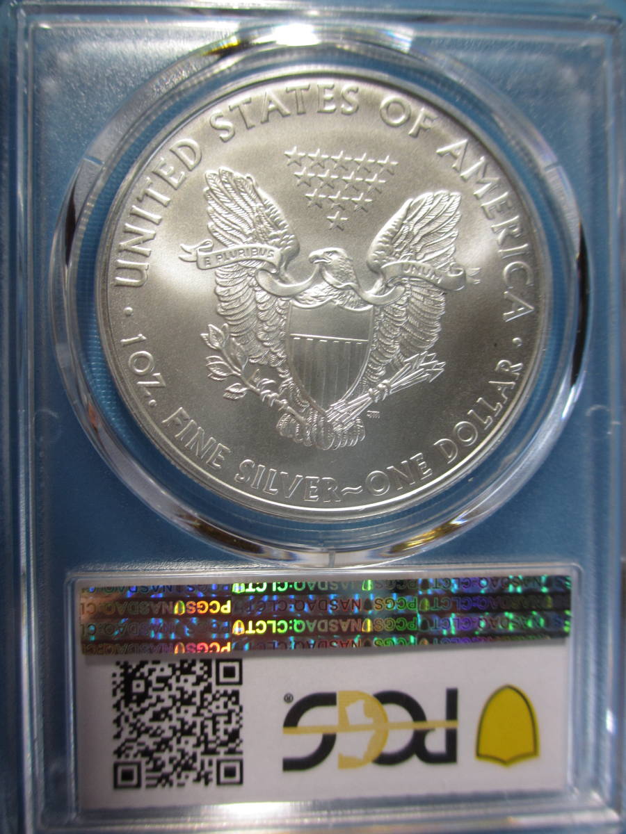 1oz .999銀貨 2009年 1＄ ウォーキングリバティ PCGS MS69